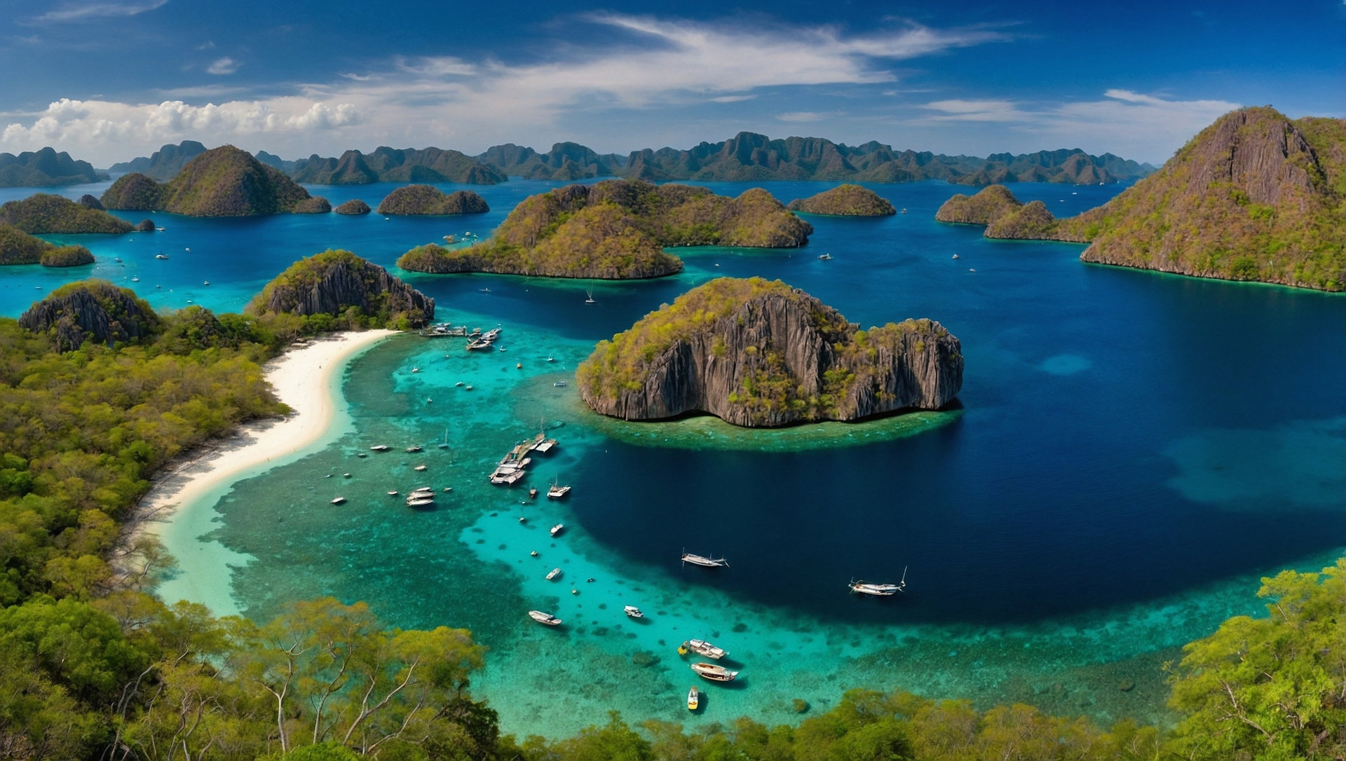 Turquoise,Waters,,Pristine,Sands:,The,Beauty,Of,Coron