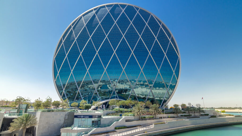 Circular Skyscraper in abu Dhabi